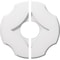 Ekena Millwork Percival Architectural Grade PVC Ceiling Medallion, 10"OD x 3"ID x 3 1/2"C x 1"P, Two-Piece CMP10PL2-03000 - alternate 1